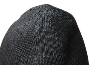 画像2: BUZZ RICKSON'S バズリクソンズ BR02272 WILLIAM GIBSON COLLECTION Type BLACK A-4 KNIT CAP   ウイリアムギブソン ブラック ニットキャップ ワッチニット ミリタリー  ニット帽  帽子