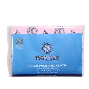 画像2: TOWN TALK Silver Polishing Cloth  タウントーク シルバーポリッシュ クロス kkk211 30×45cm シルバー磨き ジュエリー にも！ 簡単ケア 