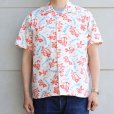 画像2: SUN SURF サンサーフ SS39280 COTTON RIPSTOP OPEN SHIRT “SAILOR MOKU STARS” コットンリップストップ オーバープリント セーラーモクスター ラハイナ・カジュアルズ ミリタリー NAVY ハワイアンシャツ アロハシャツ (2)