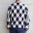 画像3: WEARMASTERS by attractions ウエアマスターズ バイ アトラクションズ lot.819 Argyle Blouson アーガイルブルゾン 50s 50年代 ミッドセンチュリー アーガイル チェック テキスタイル レーヨンリネン 抜染プリント ブルゾン ジャケット