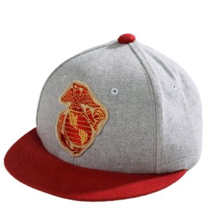 画像2: BUZZ RICKSON'S バズリクソンズ  BR02788 BASEBALL CAP ベースボールキャップ USMC マリーンズ MARINES 帽子 ワッペン 日本製 madeinjapan