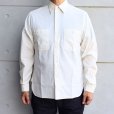 画像2: BUZZ RICKSON'S バズリクソンズ BR25996 WHITE CHAMBRAY WORK SHIRT ホワイトシャンブレーシャツ ミリタリー アメカジ カジュアル 長袖 ワーク シャツ 日本製 madeinjapan (2)