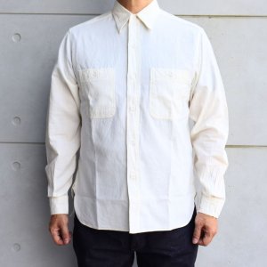 画像2: BUZZ RICKSON'S バズリクソンズ BR25996 WHITE CHAMBRAY WORK SHIRT ホワイトシャンブレーシャツ ミリタリー アメカジ カジュアル 長袖 ワーク シャツ 日本製 madeinjapan