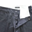 画像6: Wearmasters ウエアマスターズ Lot.720 Heritage Trousers ヘリテージ トラウザー ワークパンツ スラックス ギザコットン ダブルへム ダールブラックのメタルボタン work pants slacks Giza cotton 日本製 madeinjapan