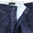 画像6: Wearmasters ウエアマスターズ Lot.344 Heritage Denim Trousers ヘリテージ デニム トラウザース ワークパンツ スラックス work pants denim slacks レギュラーフィット regular fit ムラ糸インディゴデニム Uneven yarn indigo denim コットン cotton 日本製 madeinjapan