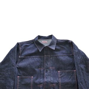 画像2: UNION SUPPLY ユニオンサプライSUNSURF サンサーフ US15487 13.75oz. GRADE ONE AHINA WORK JACKET denim jacket デニムジャケット work wear ワークウエア hawaii ハワイ 日本製 madeinjapan