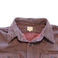 画像6: DELUXEWARE デラックスウエア HV-01 HICKORY NEL SHIRT ヒッコリーネルシャツ ヘビーネル nel flannel shirts 旧式織機 デニムの柄モノ長袖 長袖シャツ long sleeve コットン  cotton 日本製 madeinjapan