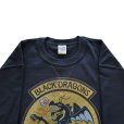 画像3: TOYS McCOY トイズマッコイ TMC2459 MILITARY LONG SLEEVE TEE 429th FTR BMR SQ "BLACK DRAGONS"  ロングTシャツ Tシャツ 長袖Tシャツ long sleeves コットン cotton 日本製 madeinjapan