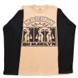 画像2: TOYS McCOY トイズマッコイ TMC2453 LONG SLEEVE TEE MARILYN MONROE "OH・MARILYN" ロングTシャツ Tシャツ ロングスリーブ 長袖Tシャツ long sleeves コットン  cotton 日本製 madeinjapan (2)