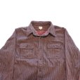 画像5: DELUXEWARE デラックスウエア HV-01 HICKORY NEL SHIRT ヒッコリーネルシャツ ヘビーネル nel flannel shirts 旧式織機 デニムの柄モノ長袖 長袖シャツ long sleeve コットン  cotton 日本製 madeinjapan