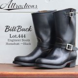 BILT BUCK ビルトバック Lot.444 Engineer Boots Horsebutt -Black- 人気定番ホースバット エンジニアブーツ　ATTRACTIONS アトラクションズ