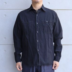 画像2: BUZZ RICKSON'S バズリクソンズ BR29143 /WILLIAM GIBSON COLLECTION BLACK CHAMBRAY WORK SHIRTS 米海軍 ユーティリティ シャツ ブシャンブレーシャツ ワークシャツ ミリタリーシャツ ヴィンテージ  復刻 経年変化 長袖シャツ