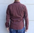 画像3: DELUXEWARE デラックスウエア HV-01 HICKORY NEL SHIRT ヒッコリーネルシャツ ヘビーネル nel flannel shirts 旧式織機 デニムの柄モノ長袖 長袖シャツ long sleeve コットン  cotton 日本製 madeinjapan