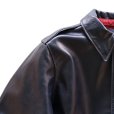 画像7: Y'2 LEATHER ワイツーレザー INDIGO HORSE Type A-2 インディゴ ホース cotton dyed twill コットン ツイル talon タロン 馬革 本革 天然 leather jacket レザージャケット red cotton lining レッドコットン horsehide ホースハイド 藍 アウター 日本製 madeinjapan 