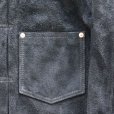 画像10: Y'2 LEATHER ワイツーレザー HORSE SUEDE WWII Type JACKET ホーススエード 大戦モデルGジャン HSB-140-T suede ラフアウトレザー rough out leather レザージャケット leather jacket 天然 馬革 本革 日本製 madeinjapan