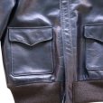 画像9: Y'2 LEATHER ワイツーレザー INDIGO HORSE Type A-2 インディゴ ホース cotton dyed twill コットン ツイル talon タロン 馬革 本革 天然 leather jacket レザージャケット red cotton lining レッドコットン horsehide ホースハイド 藍 アウター 日本製 madeinjapan 