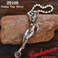 画像1: CUSHMAN クッシュマン 40's VENUS TOP SILVER ヴィナーストップ 29108 lucky charm ラッキーチャーム シルバー製ペンダントトップ silver pendant キーホルダー key ring アクセサリー accessory (1)