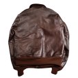 画像14: BUZZRICKSONS バズリクソンズ BR80646 Type A-2 “WERBER SPORTSWEAR CO. ORDER No. 39-2951P” アウター ジャケット フライトジャケット flight jacket outer レザー leather 台襟なし フックレスジッパー 馬革 BRONCO HIDE ブロンコハイド  茶リブ