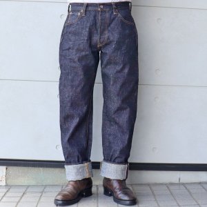 画像2: SAMURAIJEANS サムライジーンズ 零+モデルストレート ZERO PLUS MODEL STRAIGHT オリジナルデニム 17oz 鉄製松ノ木ボタン セカンド デニム ジーンズ 2nd type jeans コットン cotton ワンウォッシュ one wash 日本製 madeinjapan