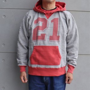 画像2: 東洋エンタープライズ WHITESVILLE ホワイツビル ATTACHED HOOD PARKA AGED アタッチ フード パーカー スウェット WV69395 裏起毛 lining  スウェットパーカー Sweat parka クルーネック 綿 コットン cotton