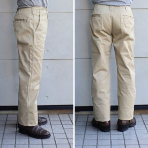 画像2: TOYS McCOY トイズマッコイ "V.HILTS" STEVE McQUEEN TROUSERS マックイーン チノパンツ TMP2402 ONE WASH ワンウォッシュ済み コットン cotton アメカジ 日本製 madeinjapan