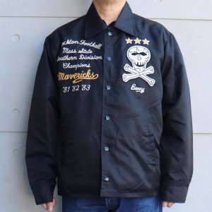 画像2: WHITESVILLE ホワイツビル NYLON COACH JACKET “MAVERICKS”  Football ナイロン コーチジャケット WV15608 フットボール チェーン刺繍 