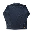 画像2: DELUXEWARE デラックスウエア MOCK NECK KNIT  モックネックニット M300-00 長袖ニット 最薄吊裏毛 fleece lining (2)