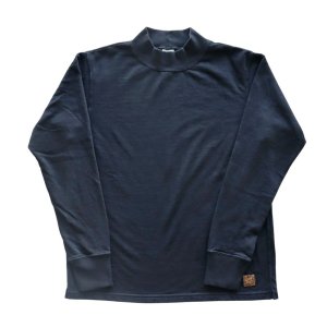 画像2: DELUXEWARE デラックスウエア MOCK NECK KNIT  モックネックニット M300-00 長袖ニット 最薄吊裏毛 fleece lining