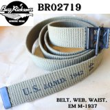 BUZZ RICKSON'S バズリクソンズ BELT, WEB, WAIST, EM M-1937 ベルト BR02719 ミリタリー