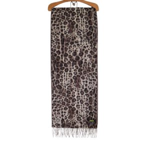 画像2: DAPPER'S ダッパーズ Leopard Cahsmink Scarf 1738L マフラー スカーフ ドイツ germany