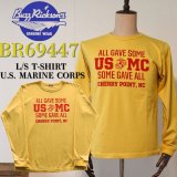 BUZZ RICKSON'S バズリクソンズ L/S T-SHIRT U.S. MARINE CORPS BR69447 海兵隊 ロングTシャツ 長袖シャツ military ミリタリー long sleeves コットン cotton  アメカジ