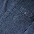 画像7: ORGUEIL オルゲイユ Shawl Collar Shirt ショールカラーシャツ OR-5107 7oz denim ラウンドカット round cut コットン cotton