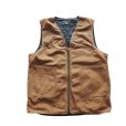 画像4: SUGAR CANE シュガーケーン COTTON DUCK PADDED WORK コットンダック SC15612  vest ベスト コットン