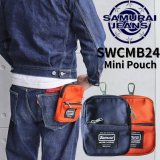 SAMURAI JEANS サムライジーンズ Mini Pouch ミニポーチSWCMB24 インディゴネル生地 小物 accessories  コットン cotton