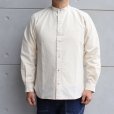 画像2: ORGUEIL オルゲイユ Band Collar Shirt バンドカラーシャツ OR-5108 テイラーメイド cotton コットン all season オールシーズン 長袖シャツ long sleeve (2)