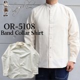 ORGUEIL オルゲイユ Band Collar Shirt バンドカラーシャツ OR-5108 テイラーメイド cotton コットン all season オールシーズン 長袖シャツ long sleeve