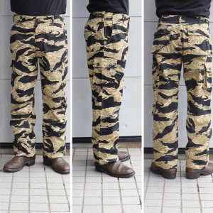 画像2: BUZZ RICKSON'S バズリクソンズ GOLD TIGER STRIPE TROUSERS SHORT LENGTH タイガーストライプ柄 トラウザーズ BR42502 タイガーカモ camouflage pattern カモフラージュ army trousers