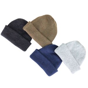 画像2: DELUXEWARE デラックスウエア KNIT CAP ニットキャップ DLC-005 ニット帽 帽子 beanie コーマコットン combed cotton