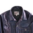 画像5: Y'2 LEATHER ワイツーレザー INDIGO HORSE 1st Type JACKET インディゴホース ファストタイプ ジャケット IB-140  horsehide ホースハイド 馬革 レザージャケット leather jacket