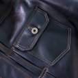 画像10: Y'2 LEATHER ワイツーレザー INDIGO HORSE 1st Type JACKET インディゴホース ファストタイプ ジャケット IB-140  horsehide ホースハイド 馬革 レザージャケット leather jacket