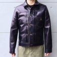 画像2: Y'2 LEATHER ワイツーレザー INDIGO HORSE 1st Type JACKET インディゴホース ファストタイプ ジャケット IB-140  horsehide ホースハイド 馬革 レザージャケット leather jacket (2)