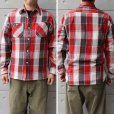 画像2: CUSHMAN クッシュマン VINTAGE CHECK WORK SHIRTS ヴィンテージ チェック ワーク シャツ 25593 アメカジ 長袖 long sleeves カジュアル (2)