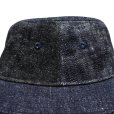 画像9: SAMURAI JEANS サムライジーンズ デニムランダムバケットハット Denim Random Bucket Hat SJ401BH-RD ワンウォッシュ 帽子