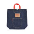 画像2: CUSHMAN クッシュマン 13.5oz XX DENIM TOTE BAG デニムトートバッグ 29371 デニム生地 カバン 鞄 コットン (2)