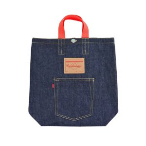 画像2: CUSHMAN クッシュマン 13.5oz XX DENIM TOTE BAG デニムトートバッグ 29371 デニム生地 カバン 鞄 コットン