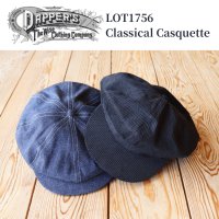 DAPPER'S ダッパーズ 1756 Classical Casquette TypeA クラシカルキャスケット デニム コーディロイ ワークスタイル  キャスケット 帽子