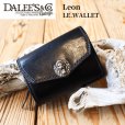 画像1: DALEE'S&CO ダリーズアンドコー Leon LE.WALET 新作 3つ折りウォレット お財布  コンパクト ジルコニア付き HORSEHIDE deluxeware デラックスウエア (1)