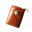 画像2: DELUXEWARE デラックスウエア DLW-005 THREEFOLD WALLET 3つ折りウォレット お財布 コンパクト  HORSEHIDE ホースハイド deluxeware デラックスウエア (2)