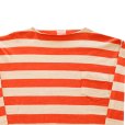 画像5: CUSHMAN クッシュマン 26849 BORDER BOAT NECK TEE ボーダーボートネックTシャツ 8分袖 マリーン cotton コットン