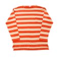 画像4: CUSHMAN クッシュマン 26849 BORDER BOAT NECK TEE ボーダーボートネックTシャツ 8分袖 マリーン cotton コットン